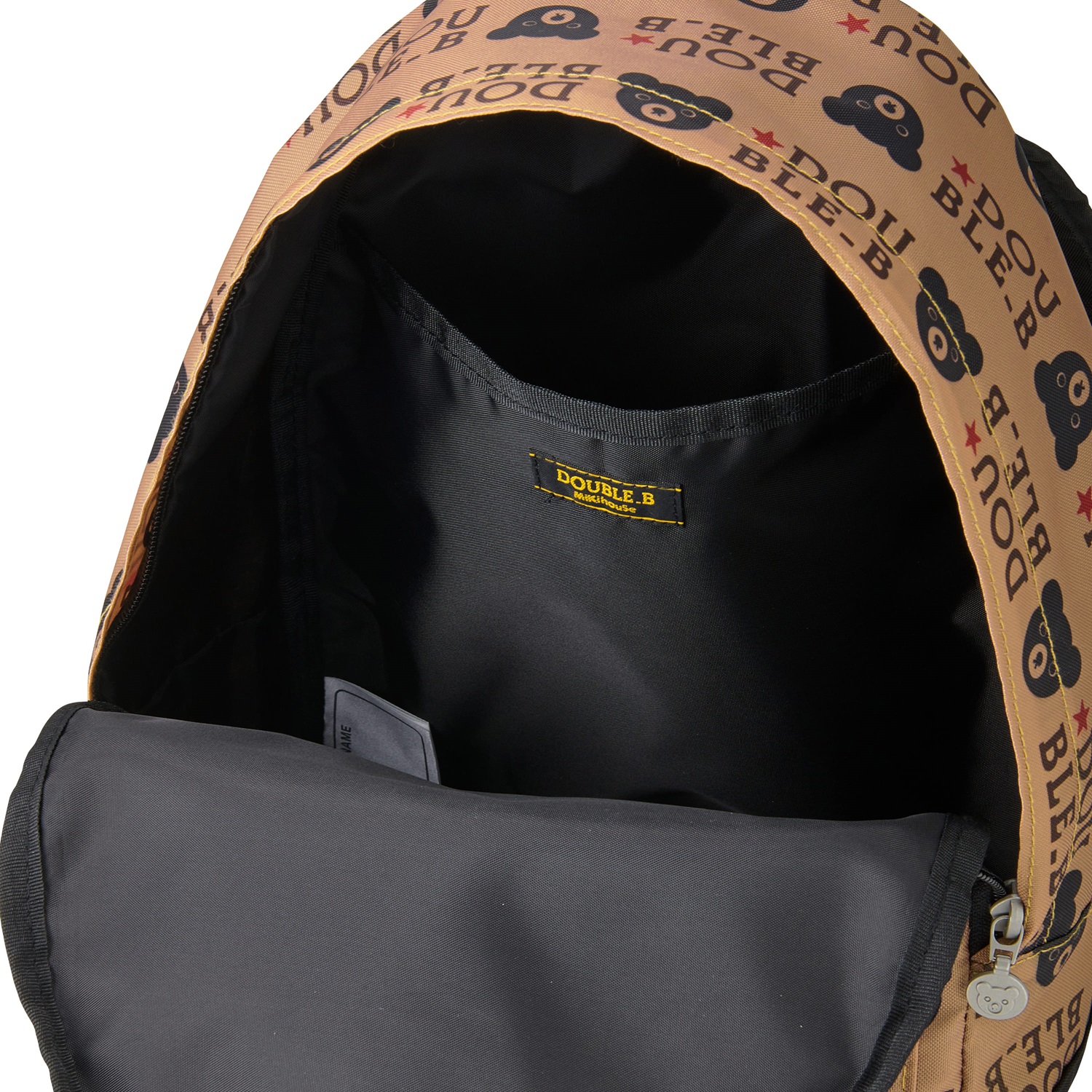 O103 ミキハウス ダブルＢ 総柄リュック