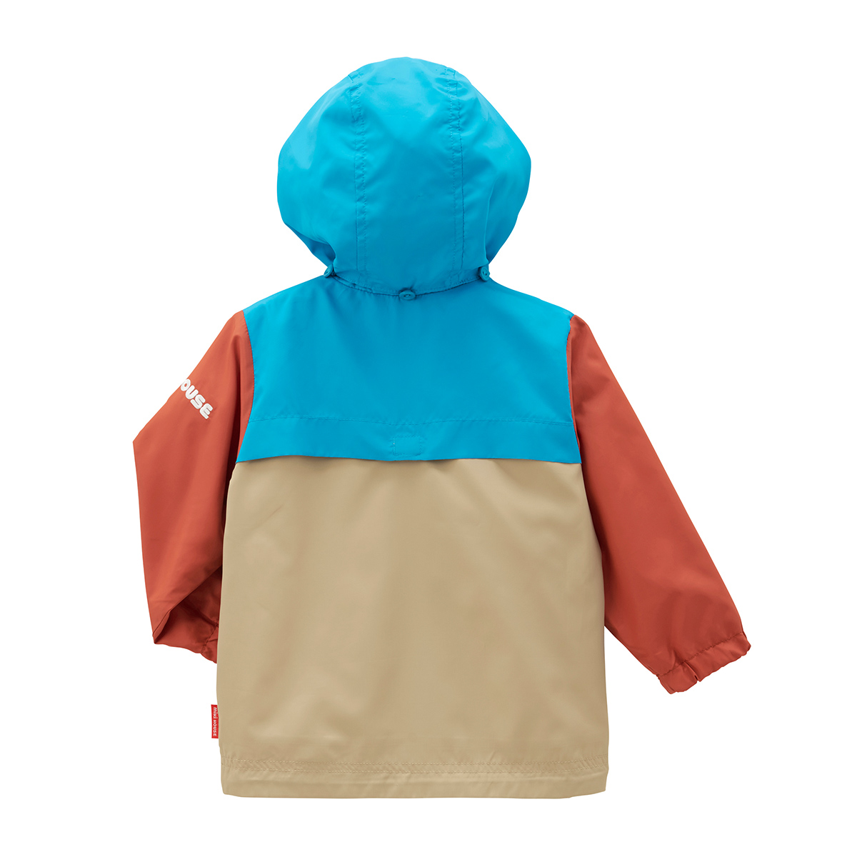 P109(110cm)ミキハウス ウインドブレーカー(ダークブラウン)110cm