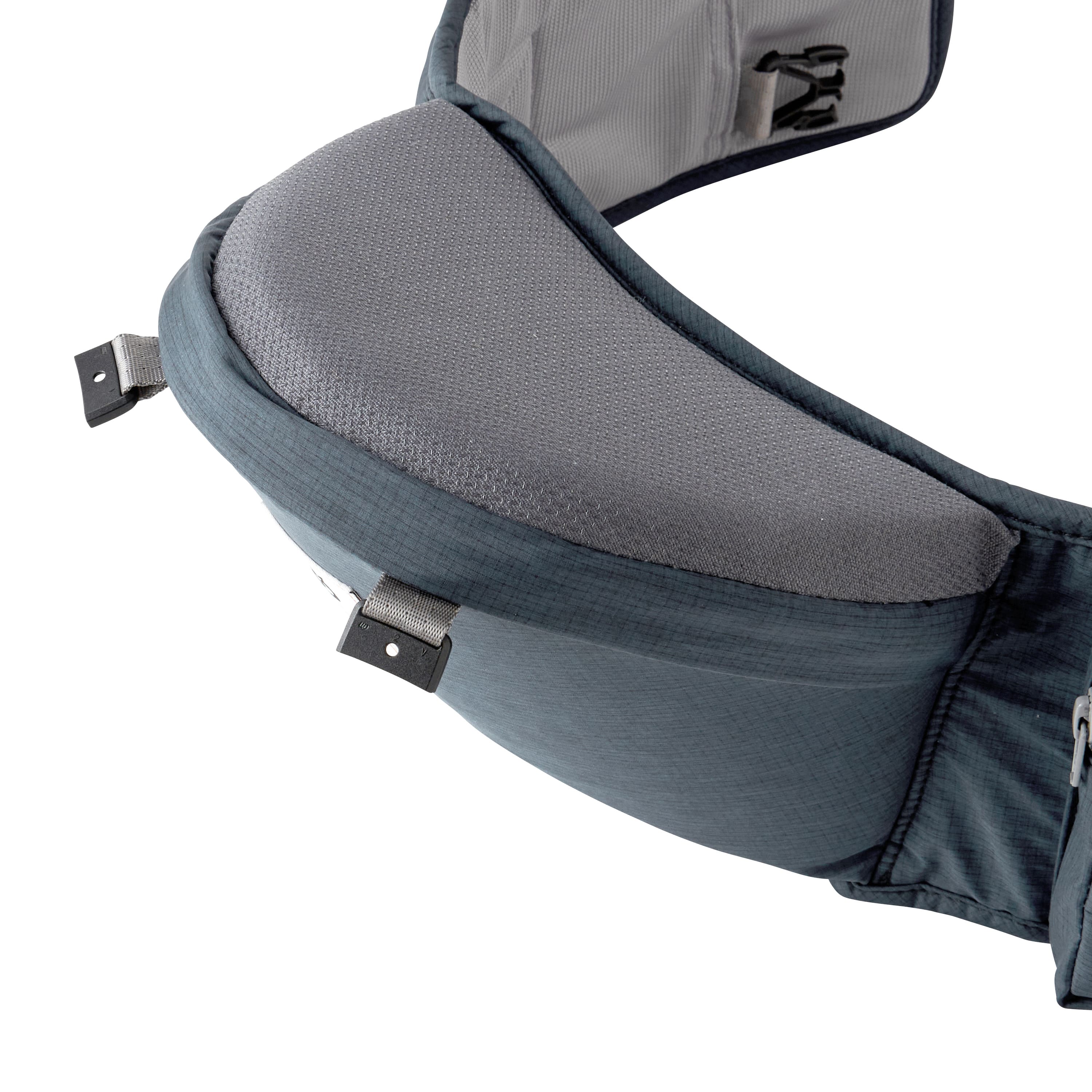 S106(チャコール)ミキハウス×ポグネー ベビーキャリア（チャコールグレー）