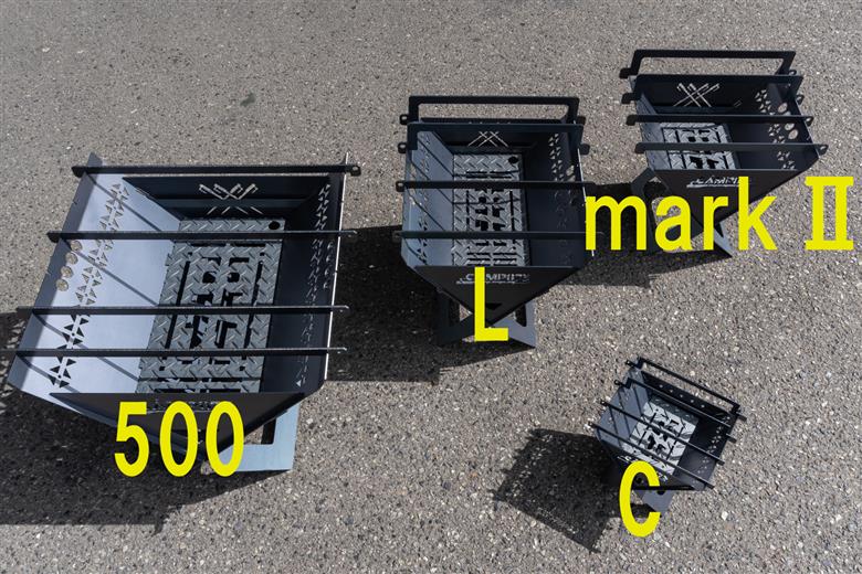 F121　【danran markⅡ】マルチフラット焚き火台/CAMP873 (キャンプ/アウトドア)