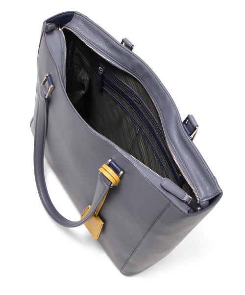 I152　FUJITAKA　レザートートバッグB4サイズ（グレー）