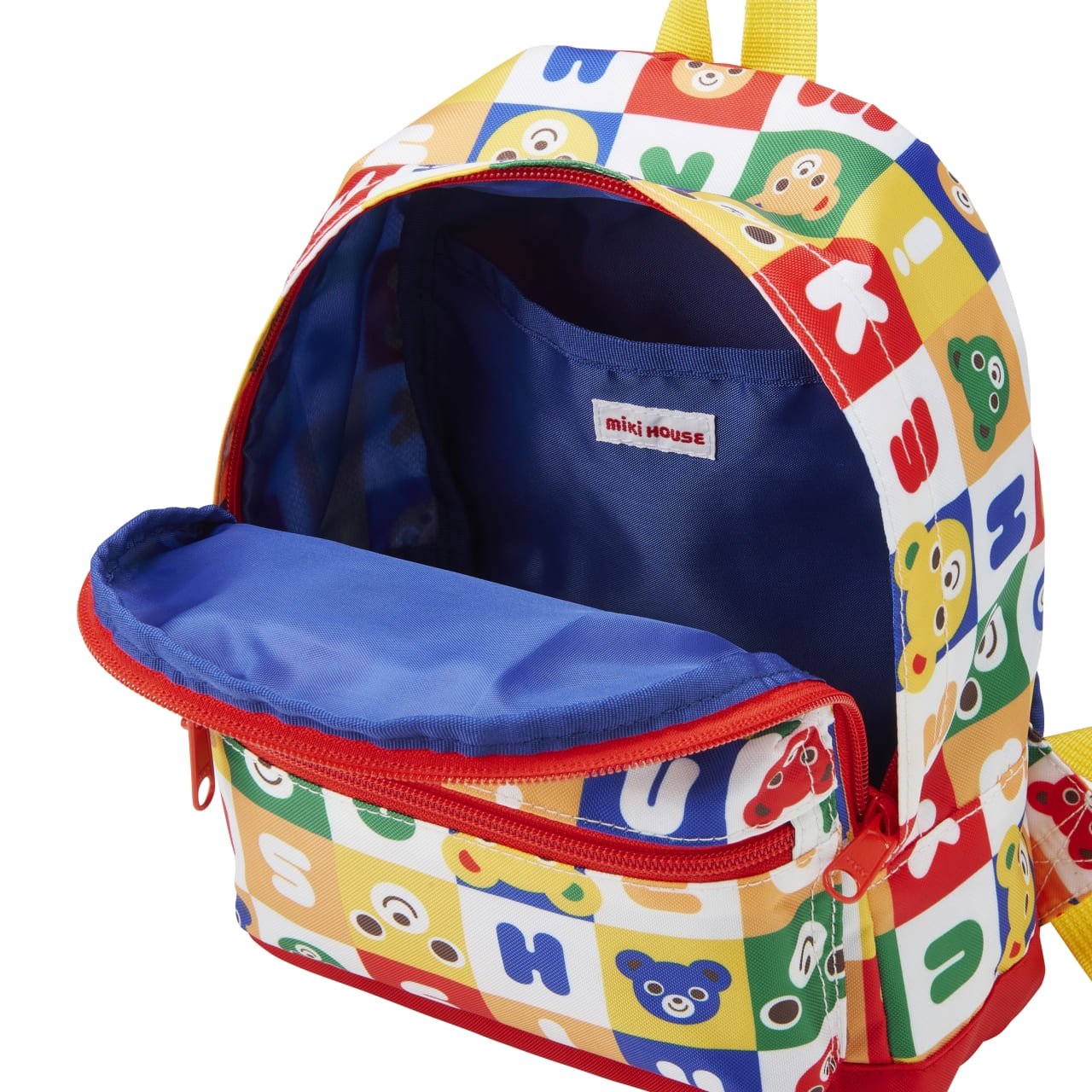 O102(マルチ)ミキハウス パズルブロックシリーズリュック Ｓサイズ（マルチ）