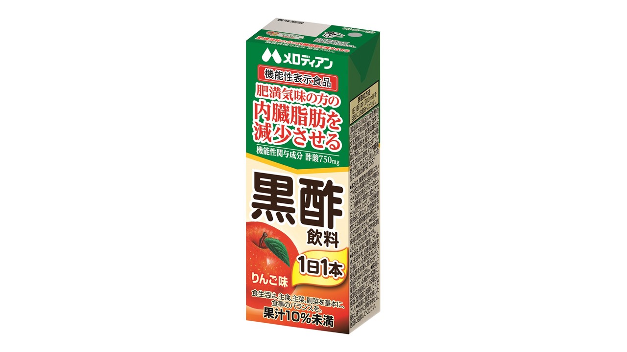 A139 黒酢飲料200mlりんご味（機能性表示食品）24本