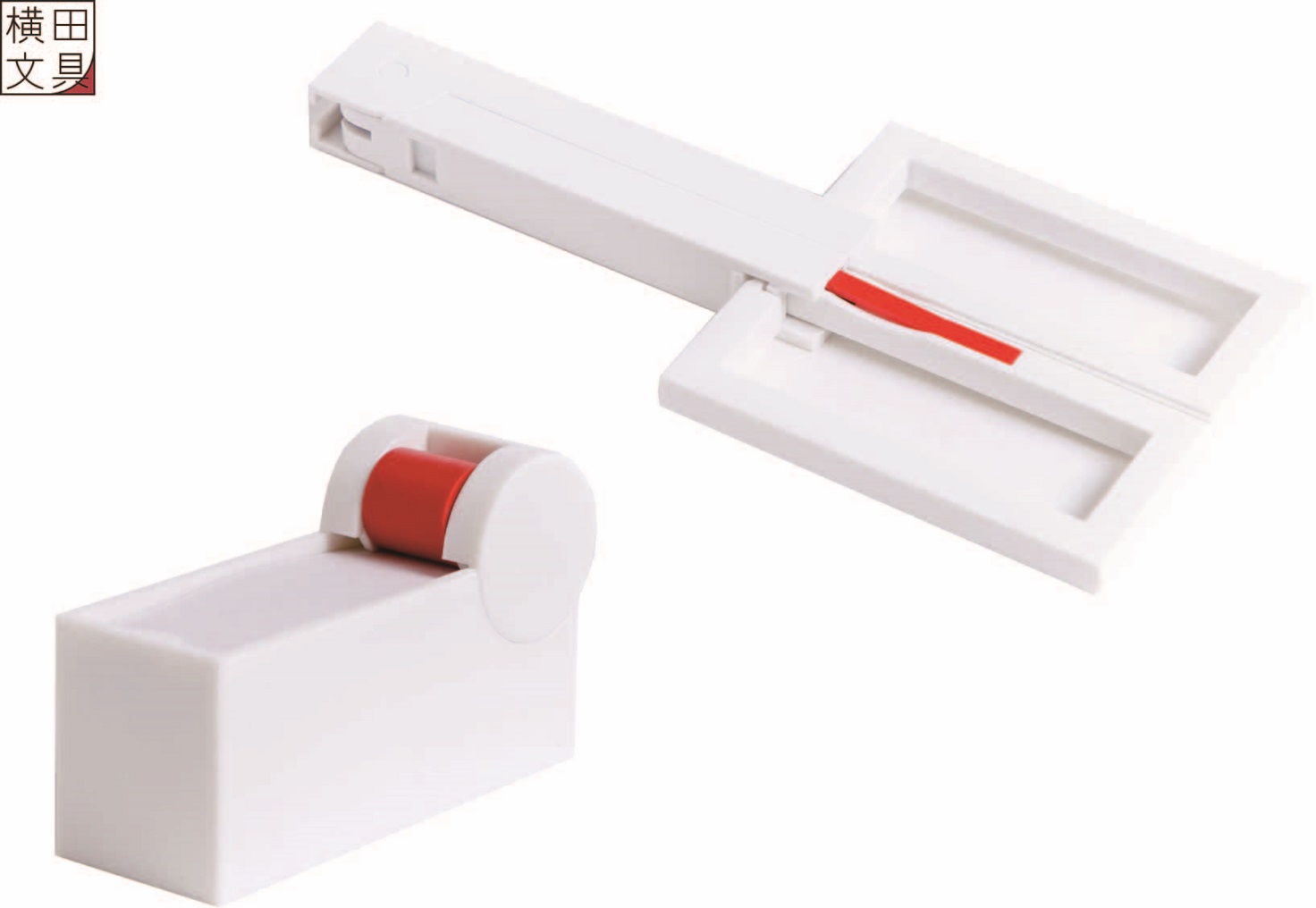 A229　【ちょっと便利な横田文具セット】ハサミ・付箋ケース大と中