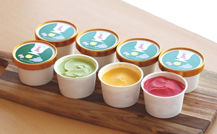 B142　里山の手づくりジェラート8種