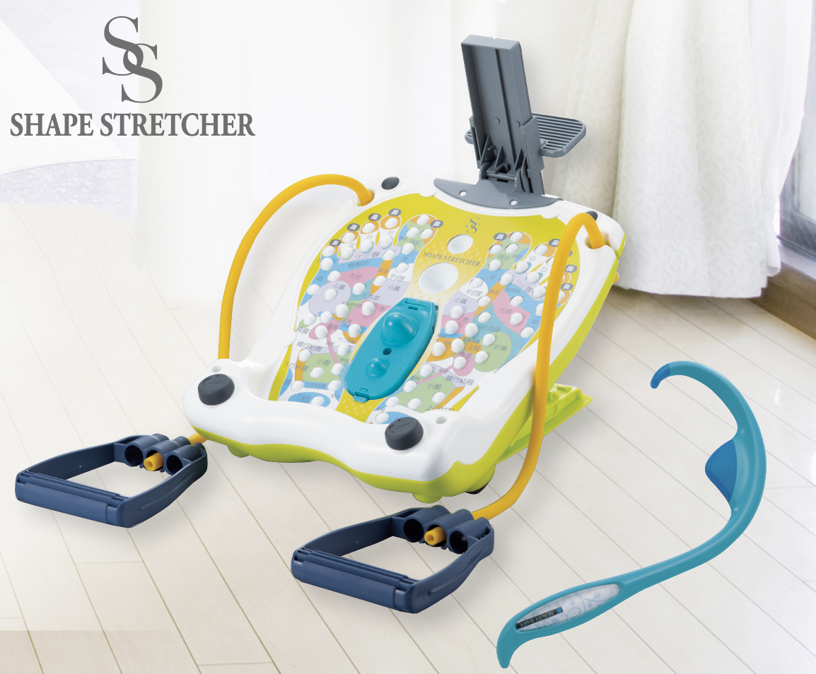 B225　自宅で健康習慣/シェイプストレッチャー　フィットネス＆ビューティシェイプW押し　セット