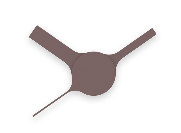 C161(ブラウン)　iconclock　ブラウン