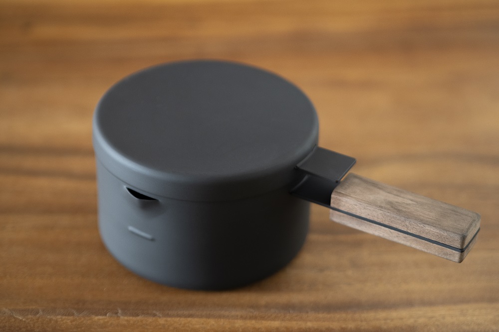 D192 ツレヅレハナコ×オレンジページ「ふたつき鉄製ミニ揚げ鍋 13㎝」