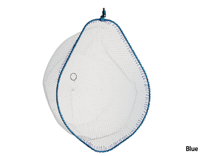 F130-2　ＴＯＯＬ ランディングフレームino“＋”(プラス) ロックタイプ　Ｍ（ブルー/ホワイト）