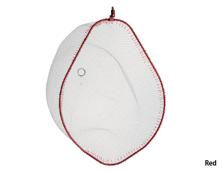 F130-5　ＴＯＯＬ ランディングフレームino“＋”(プラス) ロックタイプ　Ｌ（レッド/ホワイト）