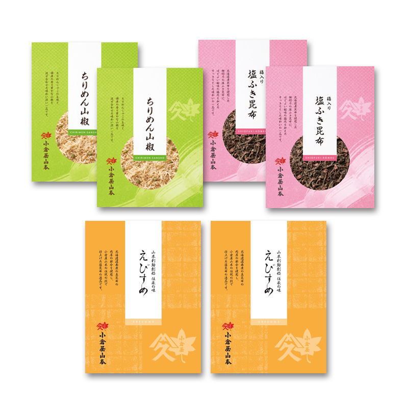 M107 小倉屋山本 えびすめ ちりめん山椒 佃煮セット