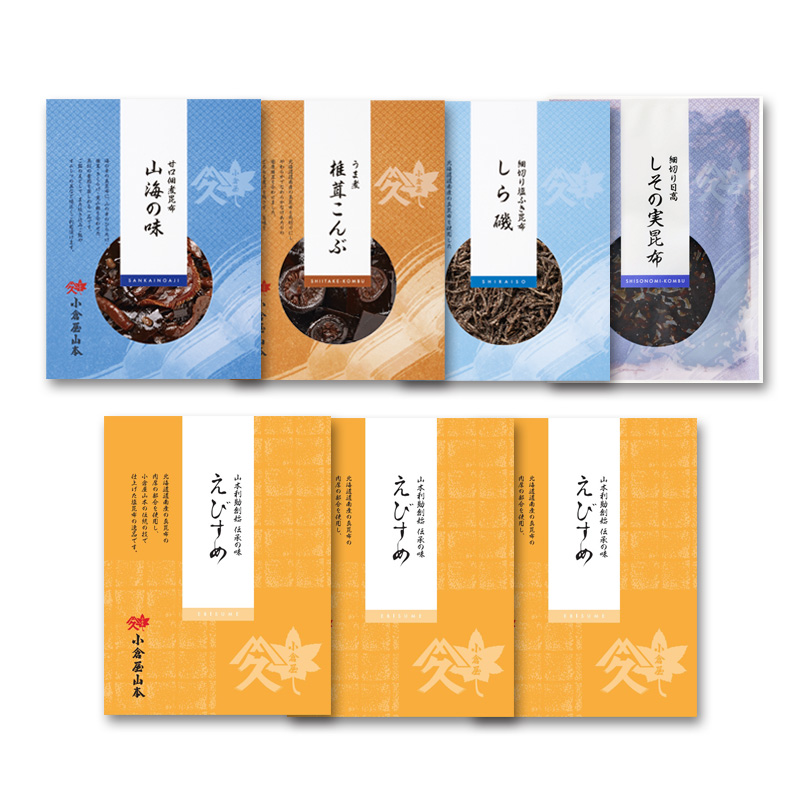 N104 小倉屋山本　えびすめ 昆布佃煮セット