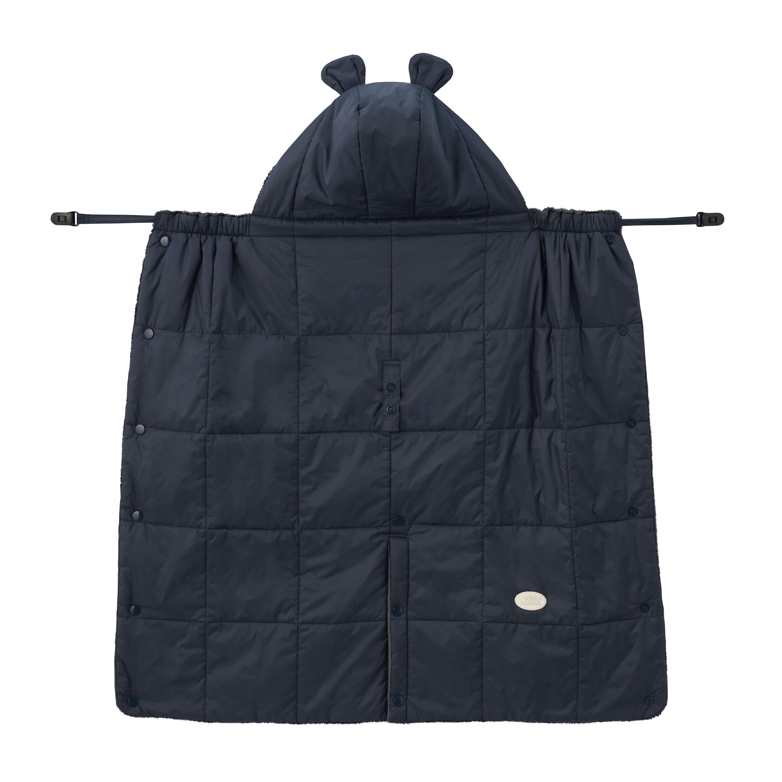 P102(紺)　ミキハウス　キャリーケープ（紺）