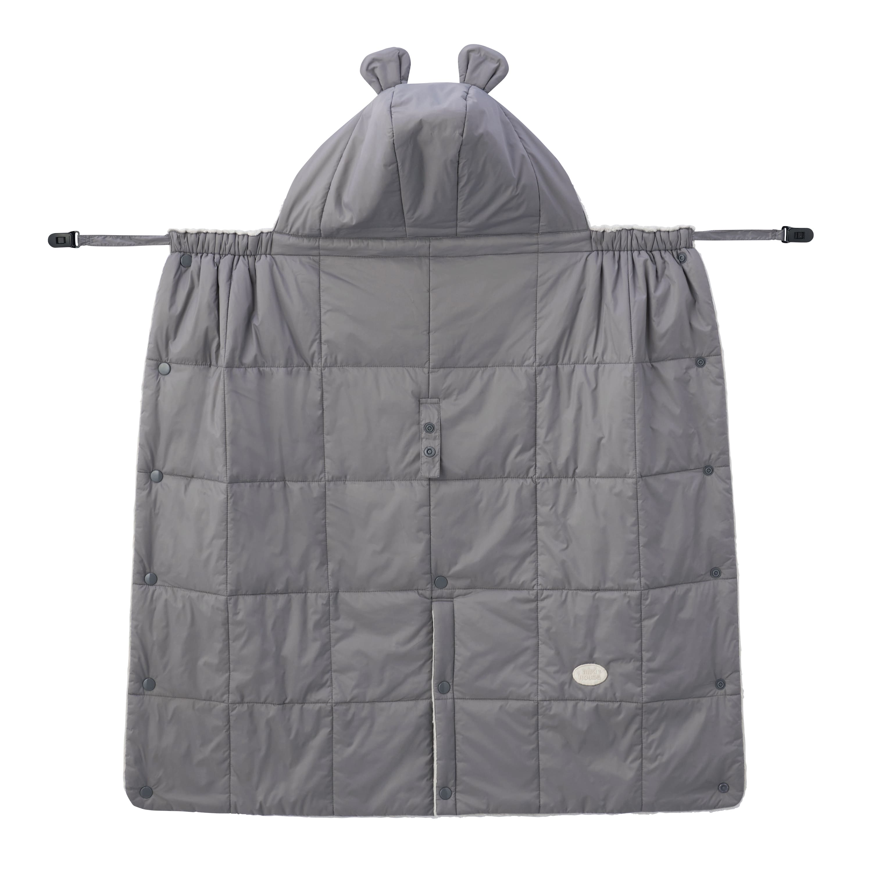 P102(グレー)　ミキハウス　キャリーケープ（グレー）