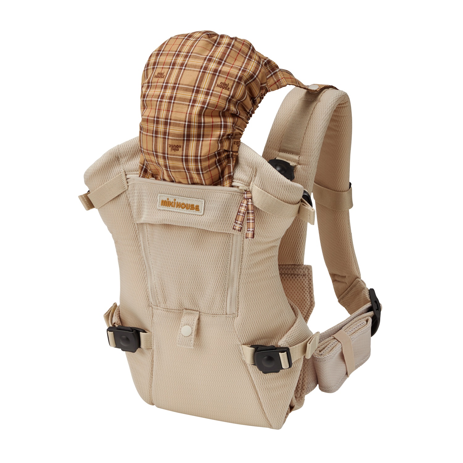 P103(ベージュ)ミキハウス ファーストベビーキャリア(ベージュ)