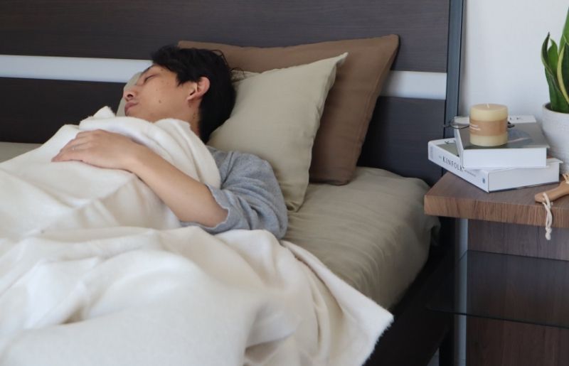 【tissu de coton/ダブルガーゼ】泉州南部織 シングルフラットシーツ 1枚（オリーブ） G1936