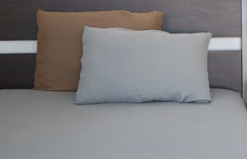 【tissu de coton/ダブルガーゼ】泉州南部織 シングルフラットシーツ 1枚（グレー） G1938