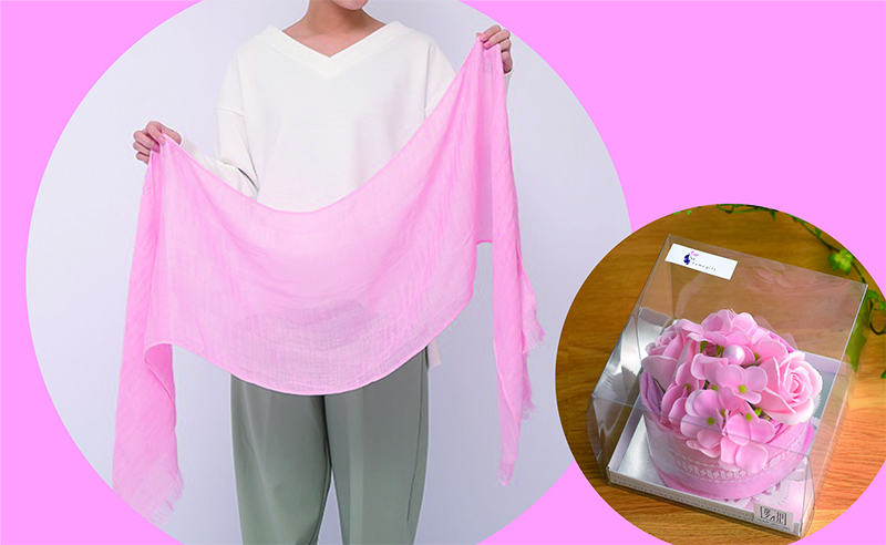 【スピード発送】泉州タオルケーキ　フレグランスフラワー G1252