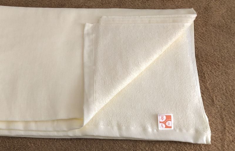 90×150超大判裏ガーゼバスタオル２枚セット（サミットホワイト）泉州タオル【泉州タオル 国産 吸水 普段使い 無地 シンプル 日用品 家族 ファミリー】 020C454