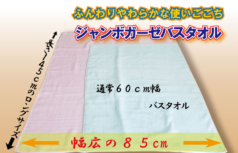 ジャンボガーゼ バスタオル 3枚【泉州タオル 国産 吸水 普段使い シンプル 日用品 家族 ファミリー】 099H3811