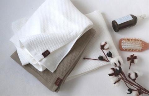 【ソフトハニカム】バスタオル３枚セット+ソフトハニカム織ハーフハンカチ1枚 G1956