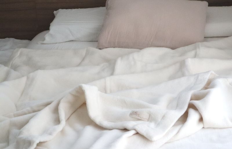 【スピード発送】オーガニックコットン綿毛布（シングルサイズ） G1985