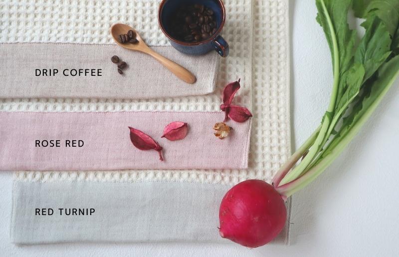 【オーガニックコットン100％】泉州南部織 cherir/ワッフルフェイスタオル3枚セット G1993