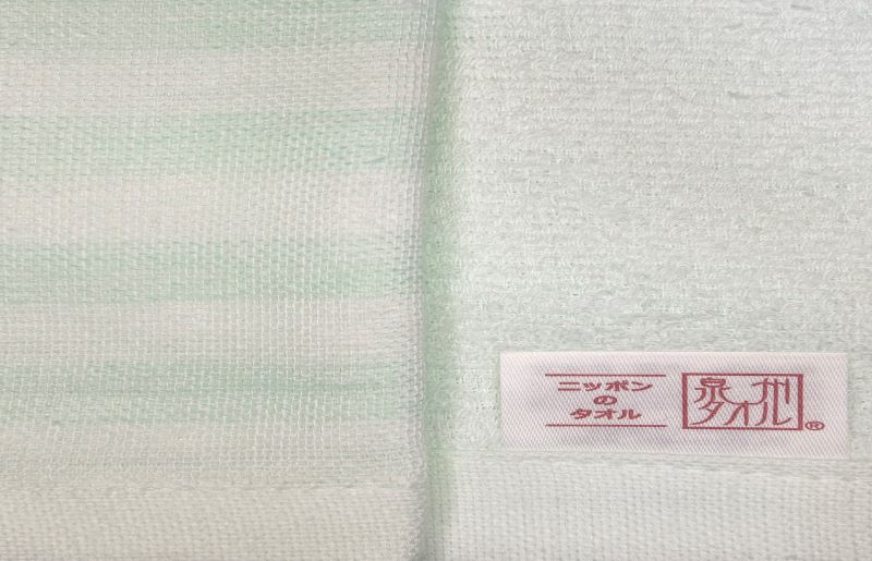 国内製造 ガーゼバスタオル 2枚（グリーン）薄手 60×120cm【泉州タオル 国産 吸水 普段使い シンプル 日用品】 099H1452