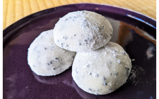 老舗の杵つきたて生丸餅 合計 約1.8kg 黒胡麻入り 099H4034