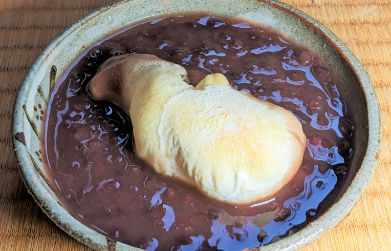 老舗和菓子屋さんの杵つき生丸餅（白）12個＆つぶあん 200g×3セット 099H4038