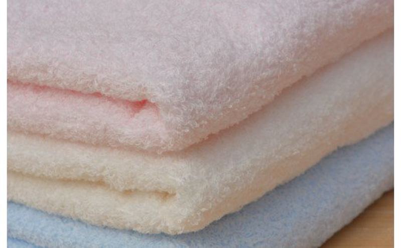 抗菌防臭タオル フェイスタオル 4枚 水色【泉州タオル 国産 普段使い シンプル 日用品】 099H2221