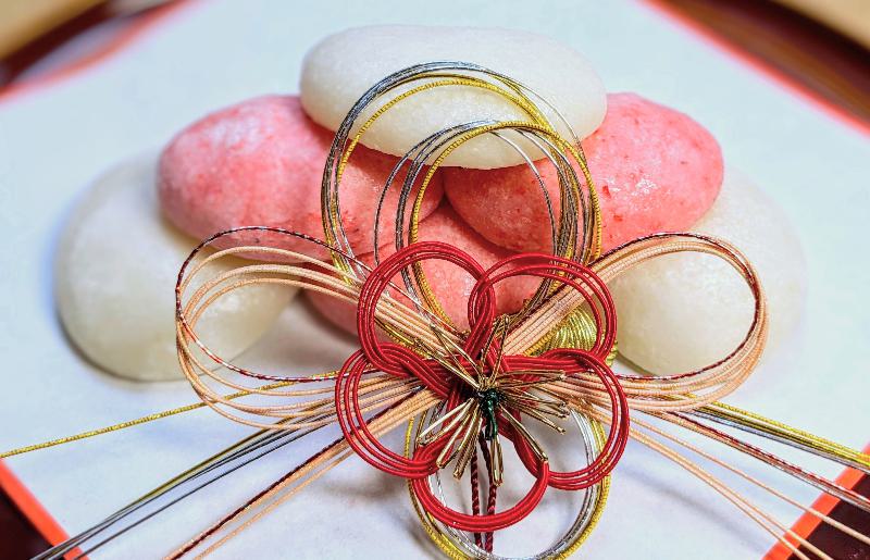 老舗餅屋の紅白餅セット（白餅20個×エビ餅20個） 099H4037