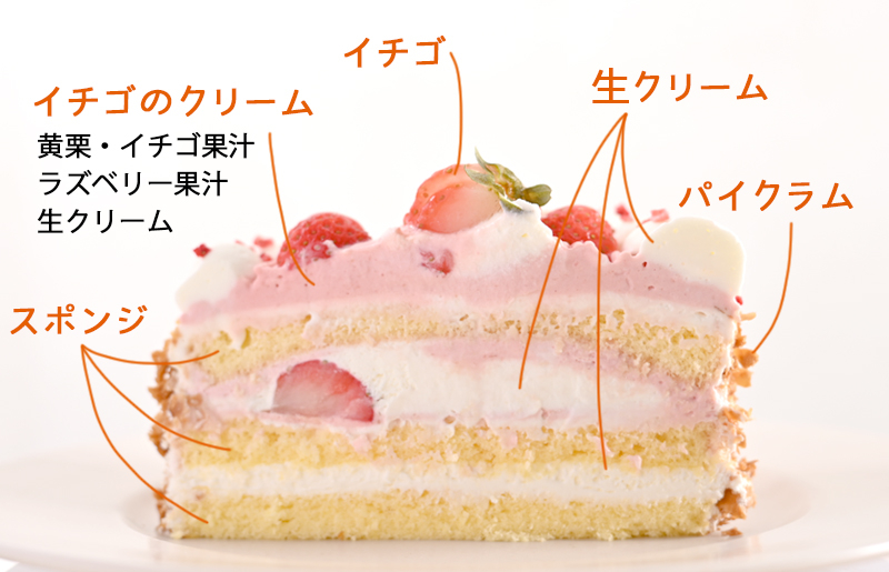 いちごのモンブラン （冷凍ケーキ） 12cm×1台【洋菓子 スイーツ おやつ てんさい糖 冷凍ケーキ】 099H2826