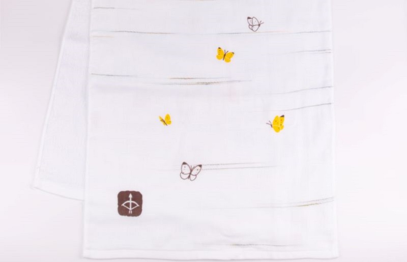 【スピード発送】JAPAN madeガーゼタオル 3枚セット(スラブ緑)【泉州タオル 国産 吸水 普段使い シンプル 日用品】 099H331