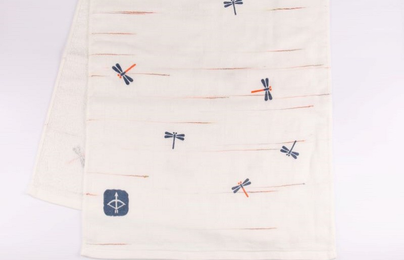 【スピード発送】JAPAN madeガーゼタオル 3枚セット(スラブ赤)【泉州タオル 国産 吸水 普段使い シンプル 日用品】 099H333