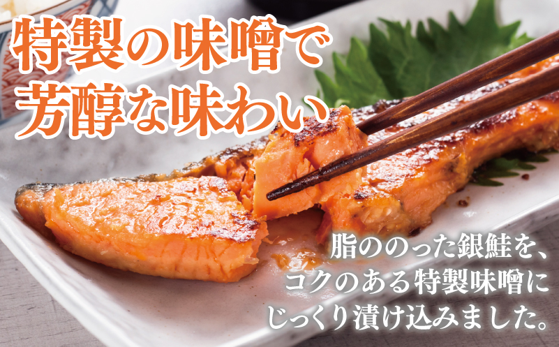 ごはんがすすむ！鮭の味噌漬け 800g（80g×10枚） 099H3601