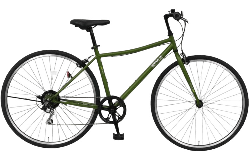 新車】 クロスバイク backpacker. マットカーキ backpacker WB014