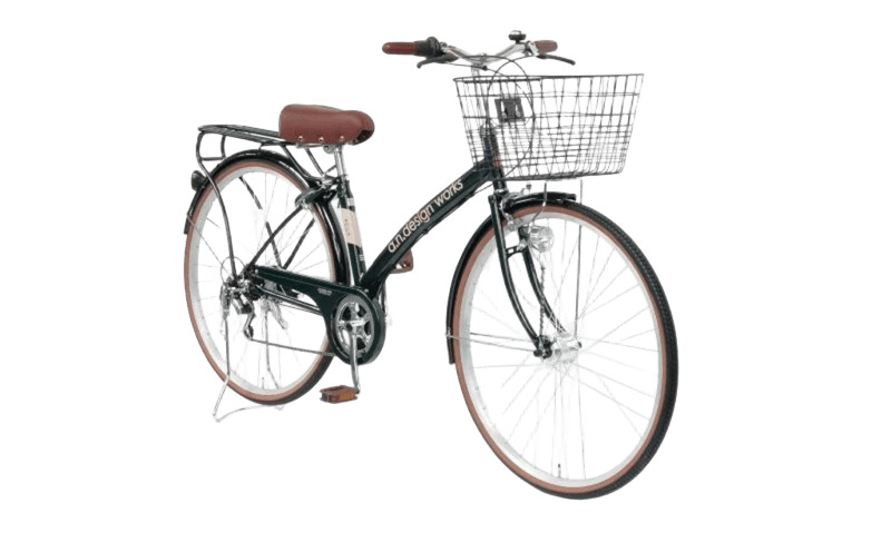 a.n.designworks/ STYLE KIX CITY276 グリーン【27型 自転車 完成品 組み立て不要 アウトドア サイクリング じてんしゃ 通勤 通学 新生活】 099X359-1