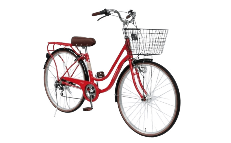 a.n.designworks/ STYLE KIX FAMILY276 レッド【27型 自転車 完成品 組み立て不要 アウトドア サイクリング じてんしゃ 通勤 通学 新生活】 099X363-1