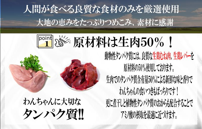 【定期便】国産 無添加 ドッグフード「いのちのごはん」1kg×全6回【毎月配送コース】 099Z332