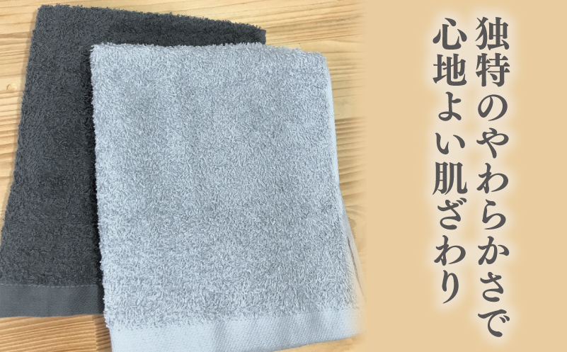 ナチュレル 泉州ハンドタオル10枚（グレー系） 005A295