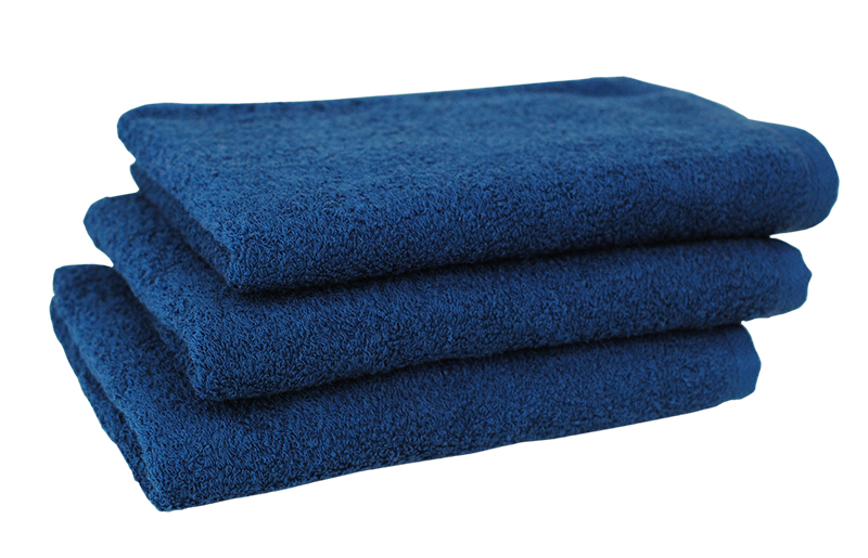 【圧倒的企業努力】コンパクトバスタオル ネイビー3枚 G2079-1