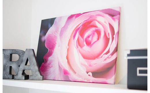 レザーフォトパネル 60cm×60cm【写真パネル オーダー 合成皮革製 手作業 インテリア】 050F006