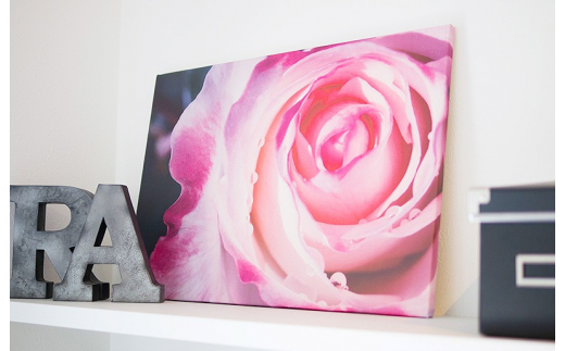 レザーフォトパネル 30cm×20cm【写真パネル オーダー 合成皮革製 手作業 インテリア】 099H012