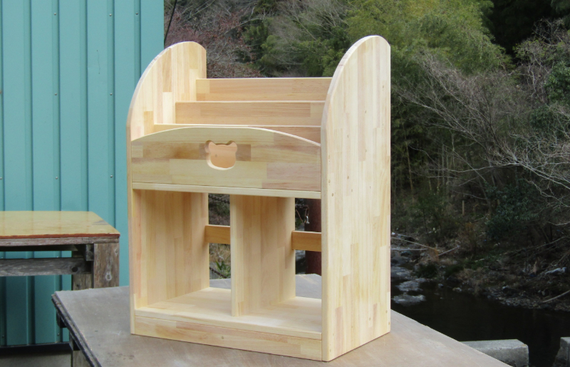 手作り木製 絵本棚（幅60cm） 099H2123