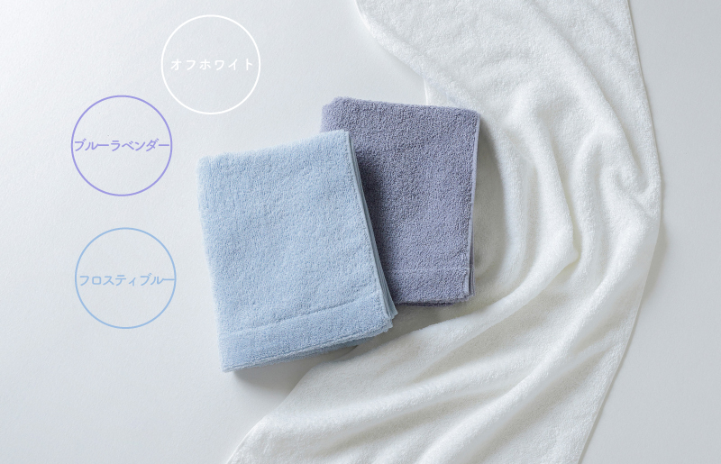 MUKO FIRST フェイスタオル3枚セット（ブルー） 099H2302