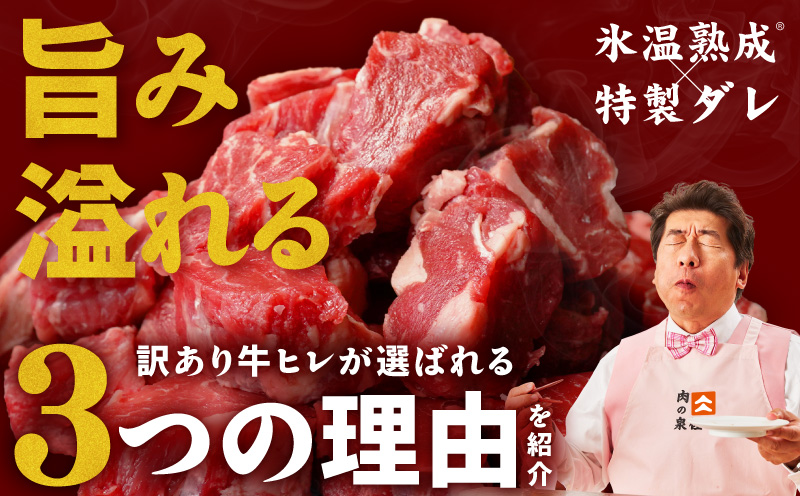 【定期便】牛ヒレ肉 切り落とし 1.5kg×3回【氷温熟成×特製ダレ 小分け 500g 訳あり サイズ不揃い やわらか ステーキ ひと口サイズ カット済み】 mrzZ008