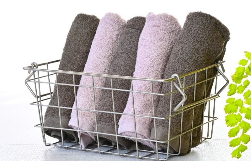 ふんわりやさしいモノトーンタオル 5枚セット（ココア＆ピンクグレー）35×80cm 泉州タオル 【泉州タオル 国産 吸水 普段使い シンプル 日用品】 010B1556