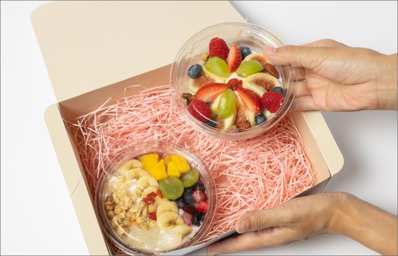 季節のフルーツのグリークヨーグルト 1個＆アサイーボウル 1個 G2947