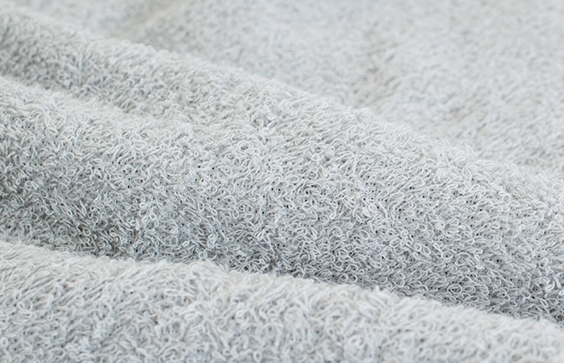 【スピード発送】毛羽落ち軽減！フェイスタオル6枚グレー G2042